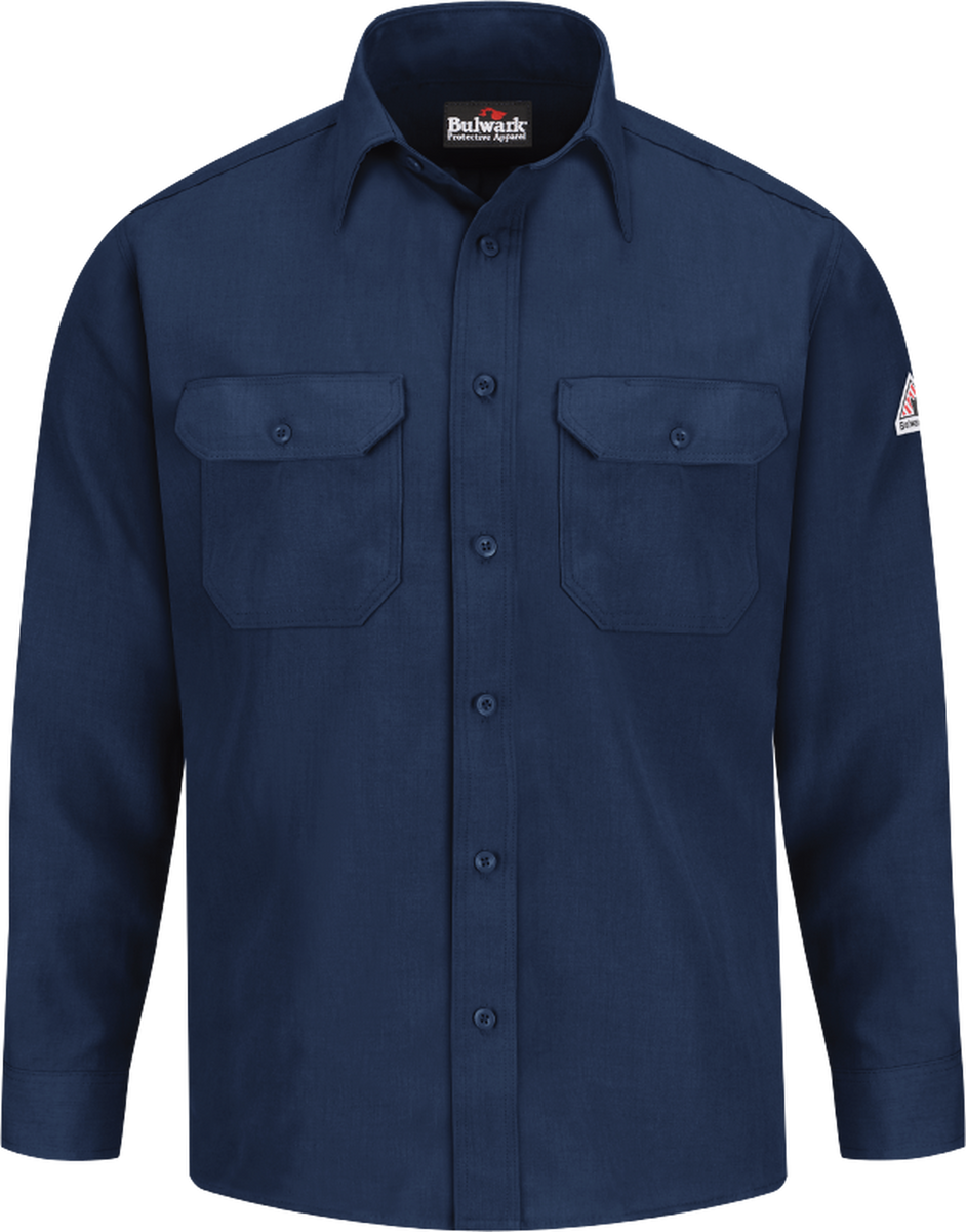 Bulwark Men's Lightweight Nomex FR Uniform Shirt – Key Safety