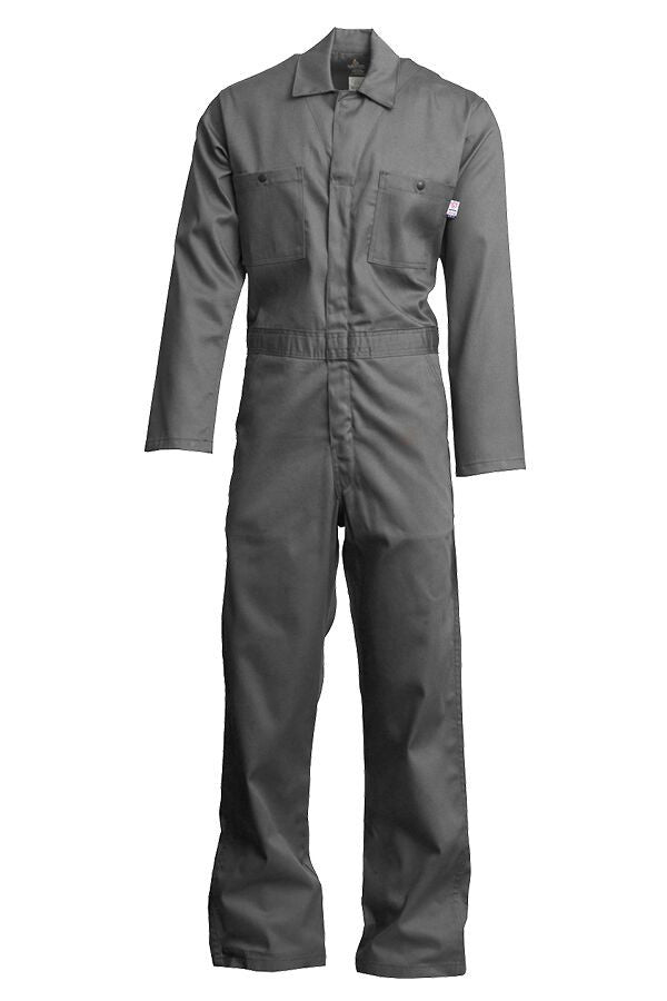 PRODUCTS: 7 oz. AR/FR Cotton Coverall with Reflective FR Tape, Stone Khaki