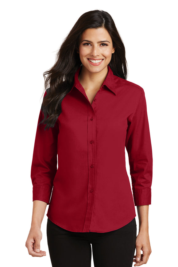 MTC Port Authority® Ladies 3/4-Sleeve Easy Care Shirt
