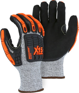 Majestic X-15 Knucklehead 35-5575 Cut Resistant Gloves