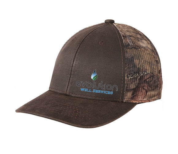 EWS Port Authority® Pigment Print Camouflage Mesh Back Cap