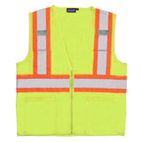 ERB-ANSI Class 2 Mesh Vest Hi-Viz Zipper