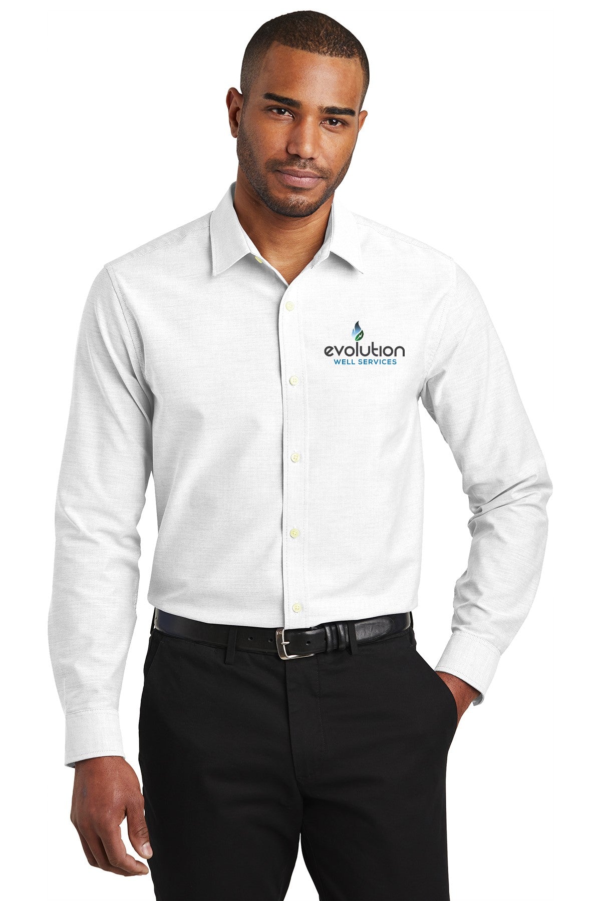 EWS Port Authority Slim Fit SuperPro Oxford Shirt Key Safety EWS Port Authority Slim Fit SuperPro Oxford Shirt Key Safety